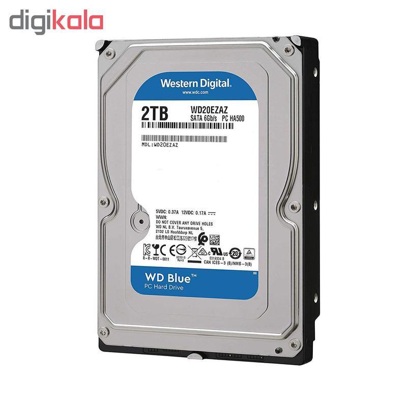 هارددیسک اینترنال وسترن دیجیتال مدل Blue WD20EZAZ ظرفیت 2 ترابایت