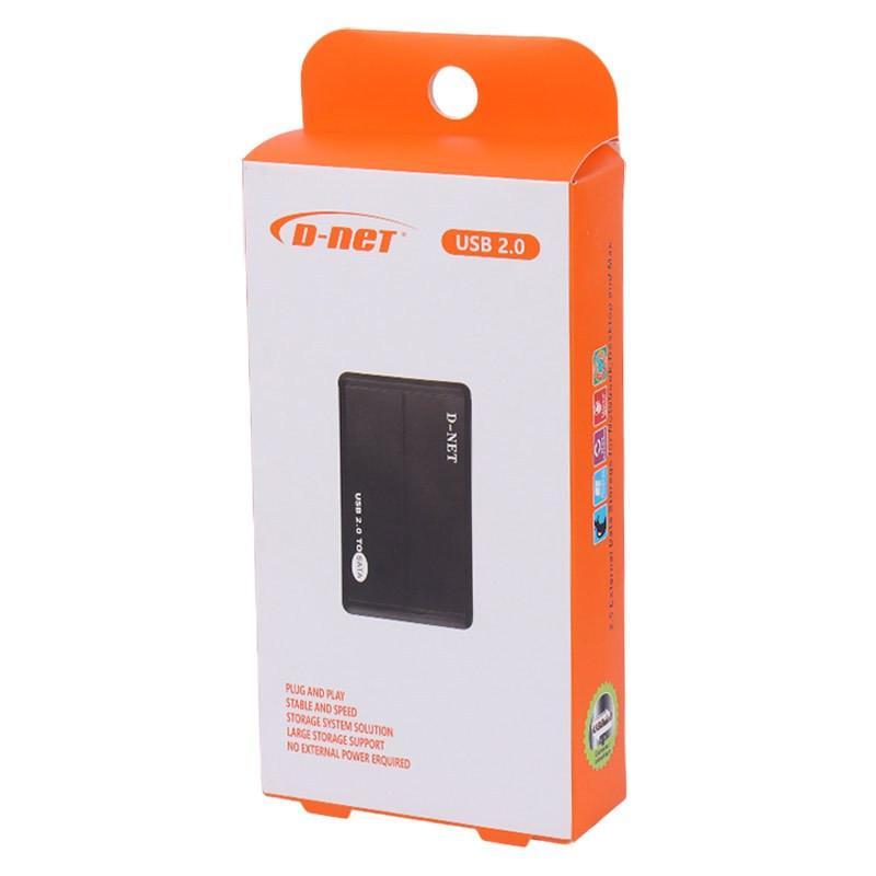 باکس هارد USB2.0 HDD/SDD اکسترنال دی نت مدل 2.5inch