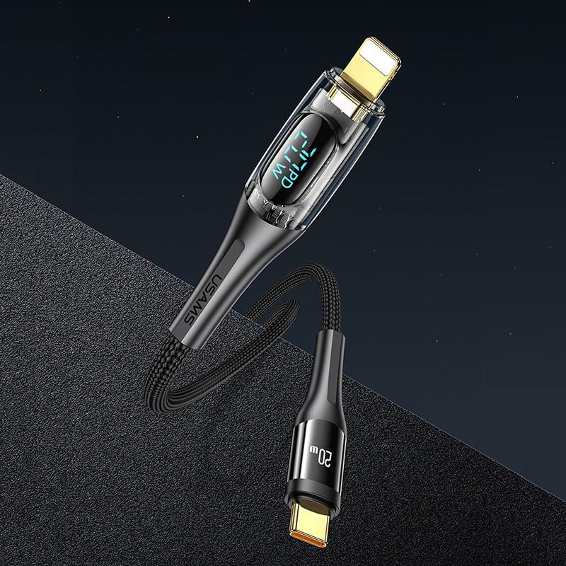 کابل تبدیل USB-C به لایتنینگ یوسمز مدل SJ588 طول 1.2 متر