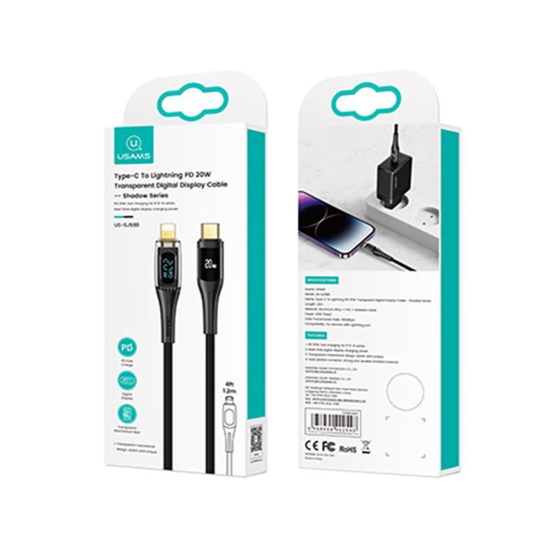 کابل تبدیل USB-C به لایتنینگ یوسمز مدل SJ588 طول 1.2 متر