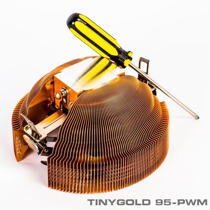 سیستم خنک کننده بادی گرین مدل Tiny Gold 95 PWM