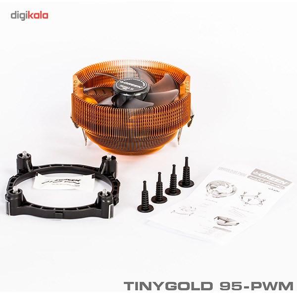 سیستم خنک کننده بادی گرین مدل Tiny Gold 95 PWM