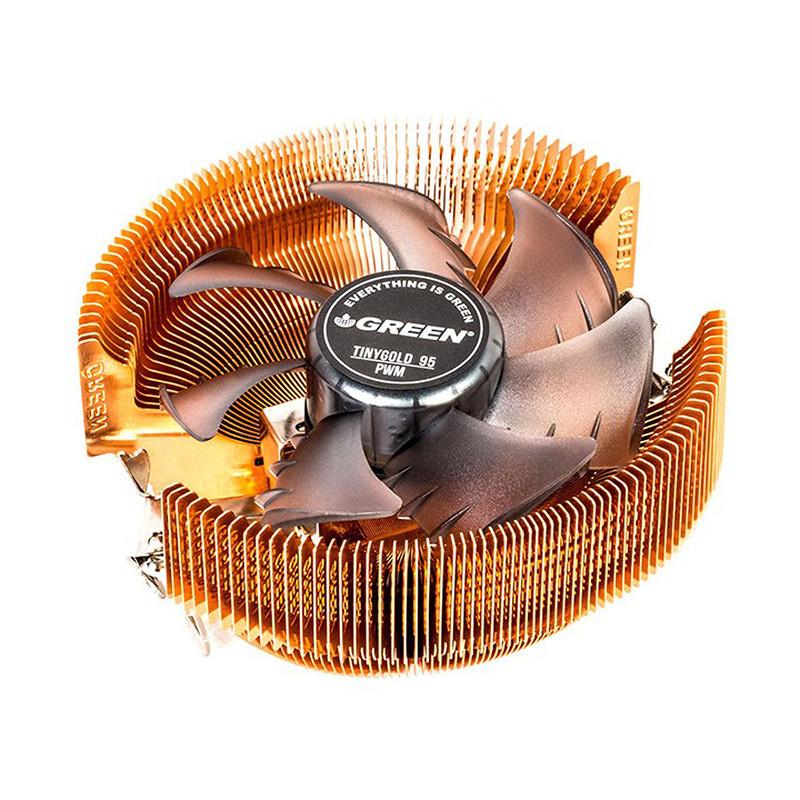 سیستم خنک کننده بادی گرین مدل Tiny Gold 95 PWM