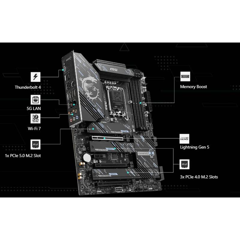 مادربرد ام اس آی مدل Z890 GAMING PLUS WIFI