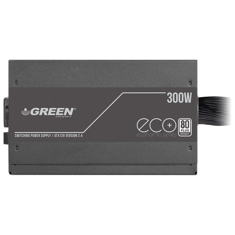 منبع تغذیه کامپیوتر 300W وات گرین مدل GP300A-ECO Plus