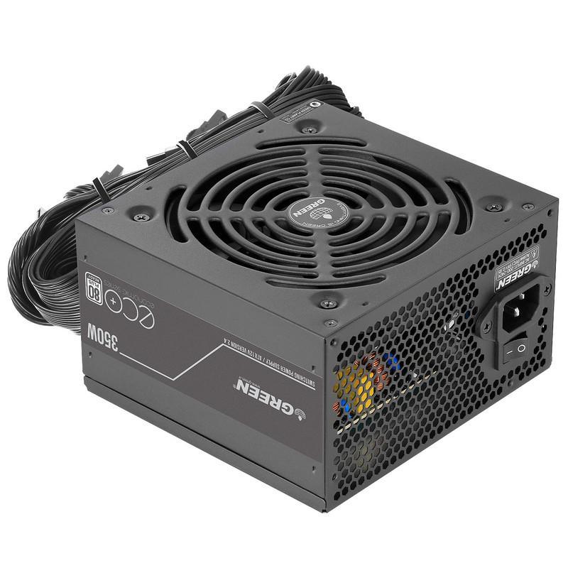 منبع تغذیه کامپیوتر 350W وات گرین مدل GP350A-ECO Plus