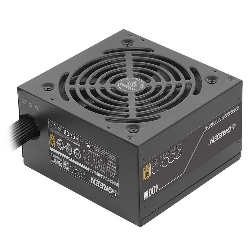 منبع تغذیه کامپیوتر 400W وات گرین مدل GP400A-ECO D