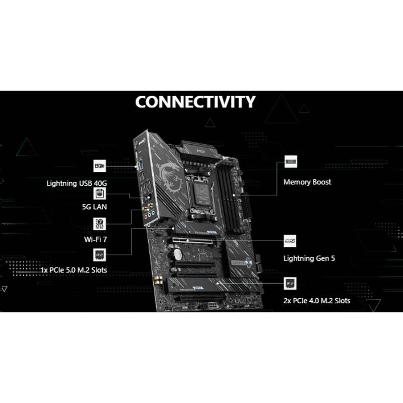 مادربرد ام اس آی مدل X870 GAMING PLUS WIFI