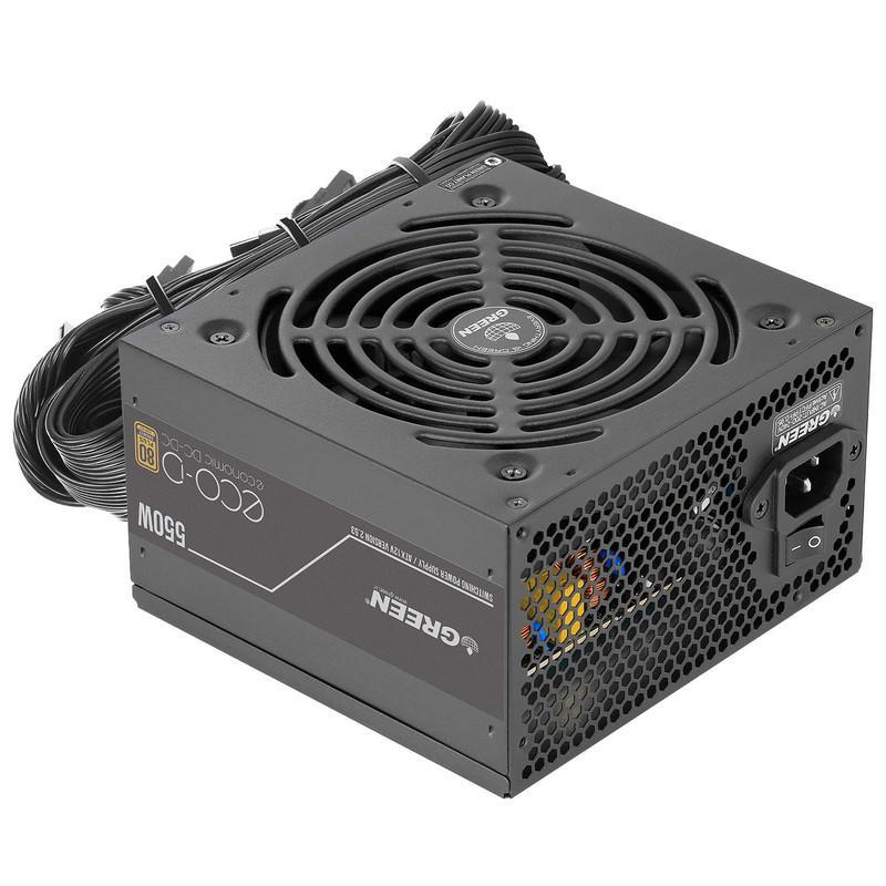منبع تغذیه کامپیوتر 550 وات گرین مدل GP550A-ECO D