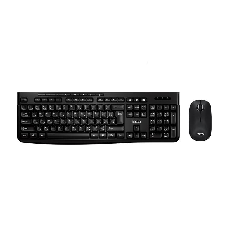 ماوس و کیبورد بی سیم تسکو مدل TKM 7027W