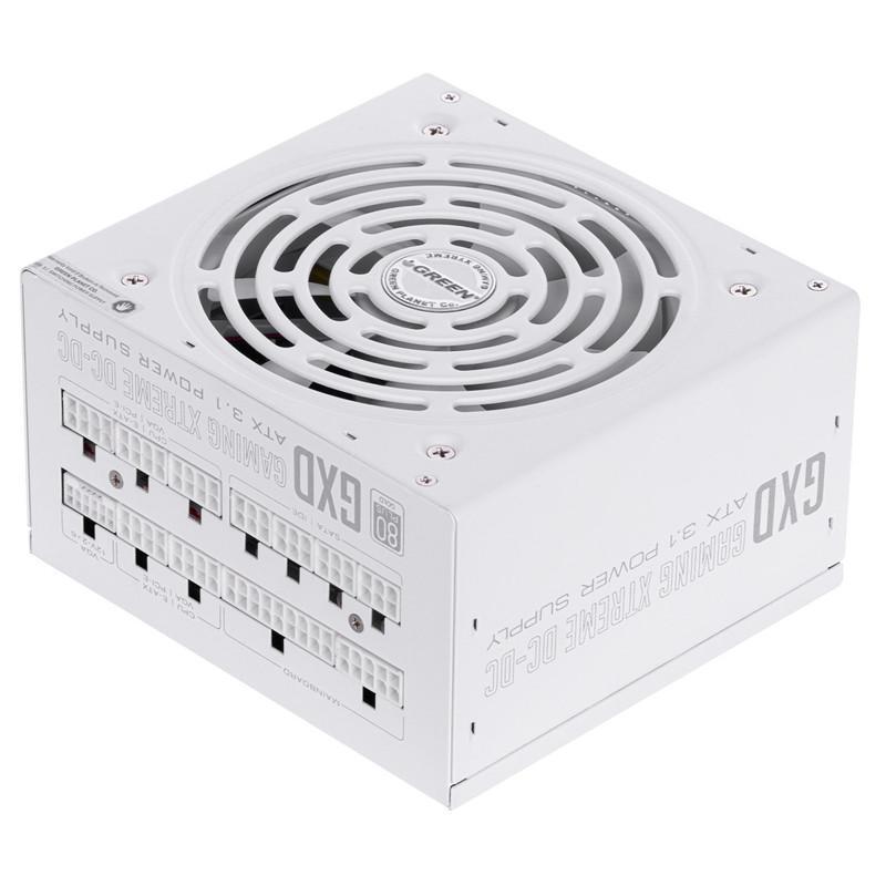 منبع تغذیه کامپیوتر 850W وات گرین مدل GP850B-GXD White (ATX 3.1)