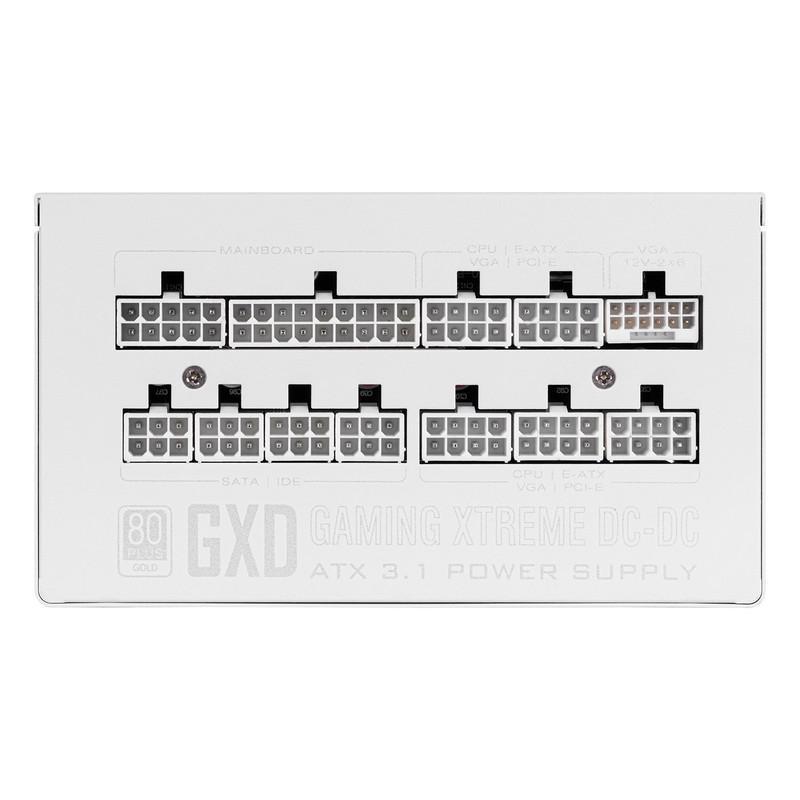 منبع تغذیه کامپیوتر 850W وات گرین مدل GP850B-GXD White (ATX 3.1)