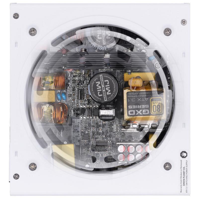 منبع تغذیه کامپیوتر 850W وات گرین مدل GP850B-GXD White (ATX 3.1)
