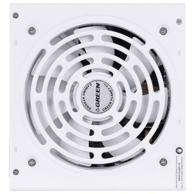 منبع تغذیه کامپیوتر 850W وات گرین مدل GP850B-GXD White (ATX 3.1)
