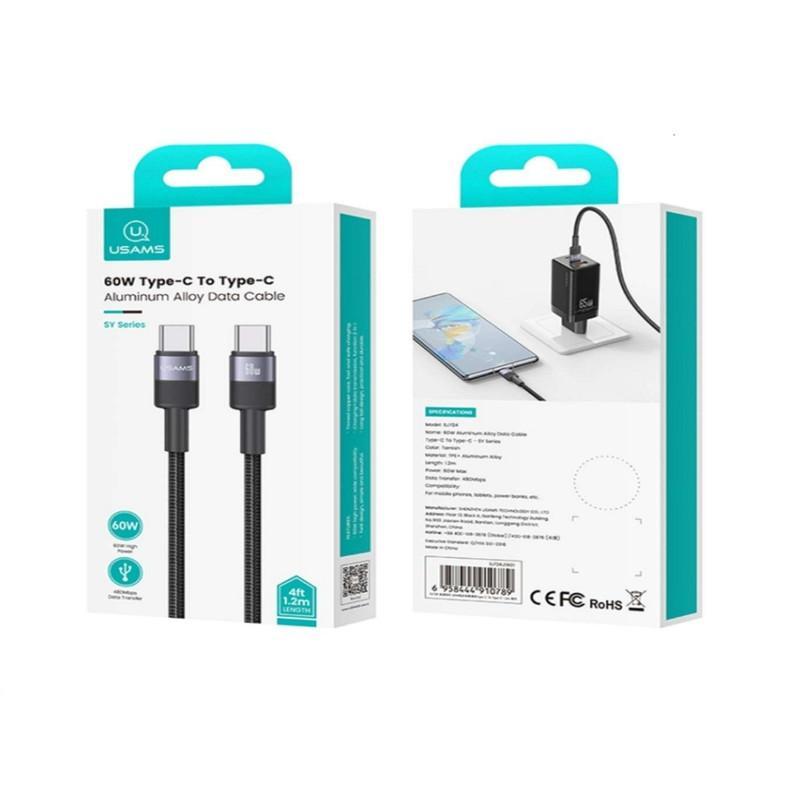 کابل تبدیل USB-c یوسمز مدل SJ724 طول 1.2 متر