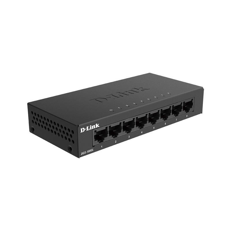 سوییچ 8 پورت گیگابیت دی لینک مدل DGS-108GL