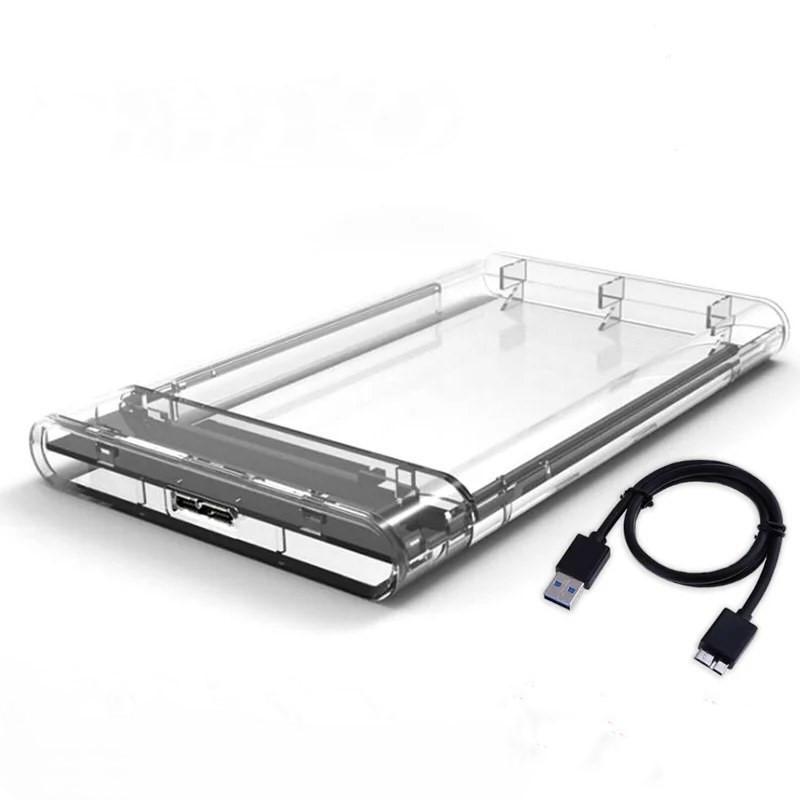 قاب هارد اکسترنال 2.5 اینچی دی-نت مدل glass