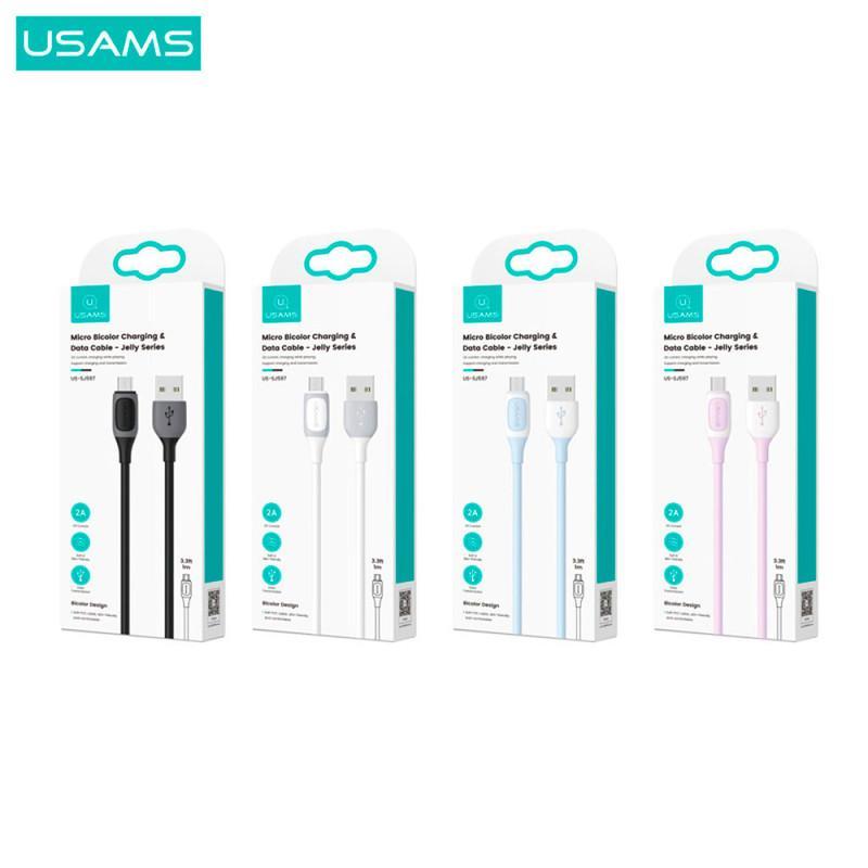 کابل تبدیل USB به microusb یوسمز مدل SJ597 طول 1 متر