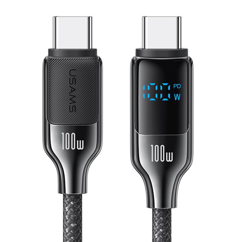 کابل تبدیل USB-C یوسمز 100 وات مدل  HX Series طول 1.2 متر 
