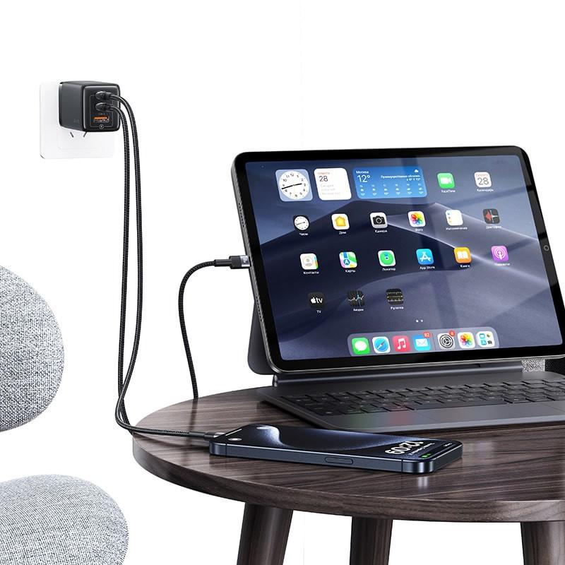 کابل USB-c یوسمز مدل US-SJ724 طول 1.2 متر