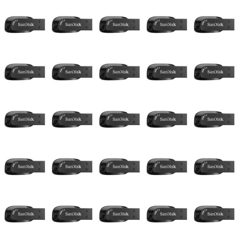 فلش مموری سن دیسک مدل Ultra Shift ظرفیت 32 گیگابایت با رابط USB 3.2 بسته 25 عددی