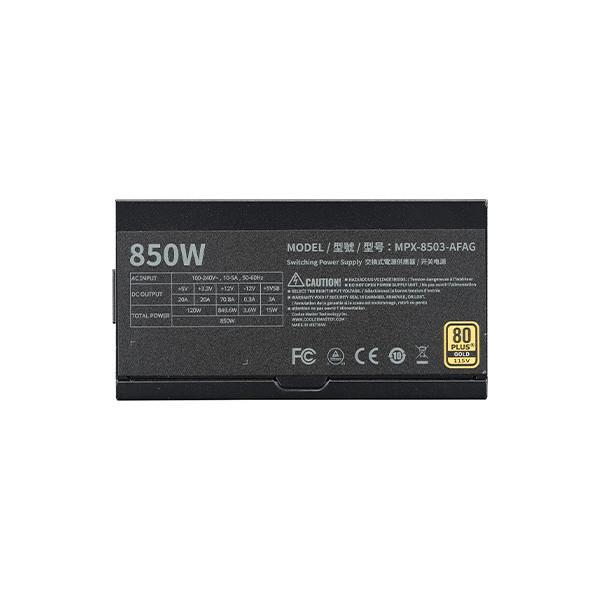 منبع تغذیه کامپیوتر 850 وات کولر مستر مدل  MWE Gold V3