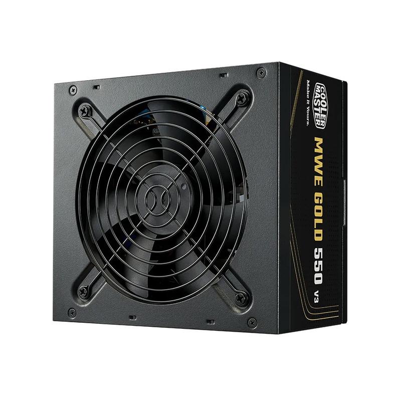 منبع تغذیه کامپیوتر 850 وات کولر مستر مدل MWE 850 Gold V3 ATX 3.1 Non-Modular 