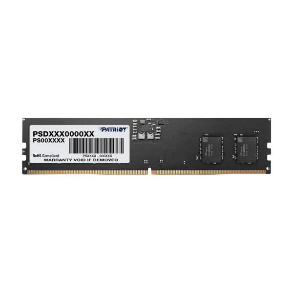 رم کامپیوتر DDR5 تک کاناله 16GB Patriot مدل Signature Line فرکانس 5200MHz تایمینگ CL42 نوع ماژول U-DIMM