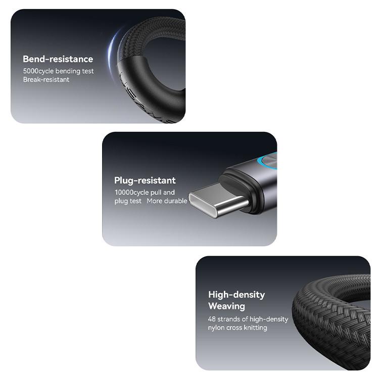 کابل USB-C یوسمز مدل SJ752-60W طول 1.2 متر