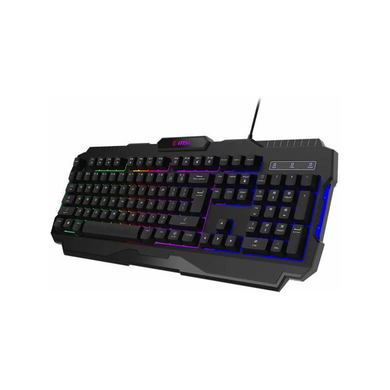 کیبورد گیمینگ ام اس آی مدل FORGE GK100 WIRED