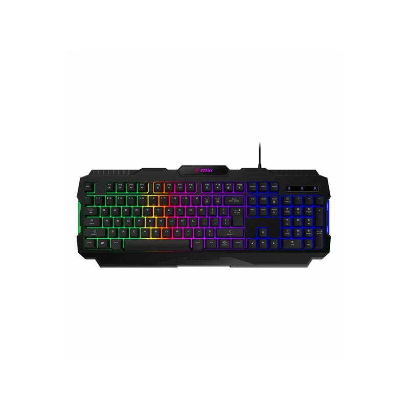 کیبورد گیمینگ ام اس آی مدل FORGE GK100 WIRED