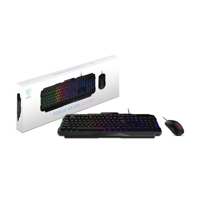 ست گیمینگ ام اس آی مدل FORGE GK100 COMBO