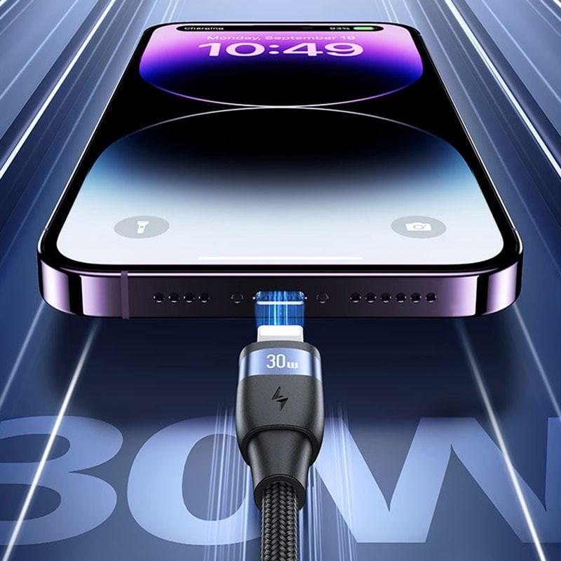 کابل تبدیل USB-C به لایتنینگ یوسمز مدل SJ635 طول 2 متر