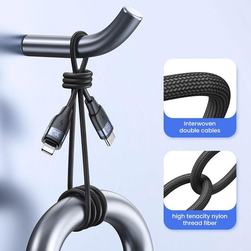 کابل تبدیل USB-C به لایتنینگ یوسمز مدل SJ635 طول 2 متر