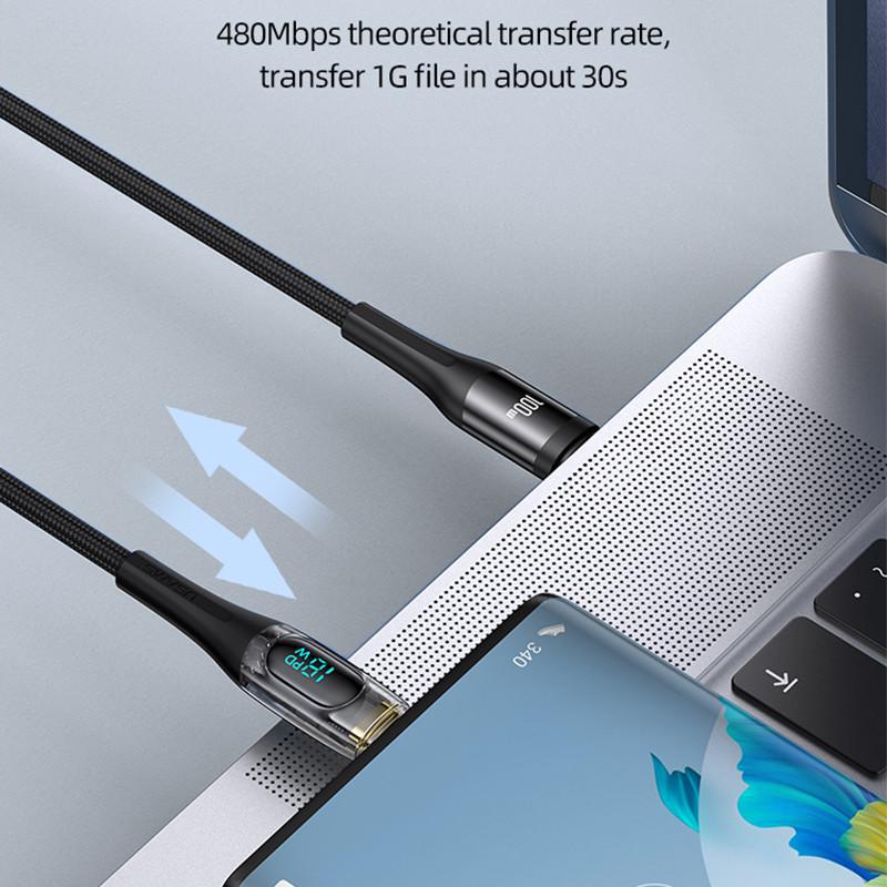 کابل تبدیل USB به USB-C یوسمز مدل sj592 طول 1.2 متر