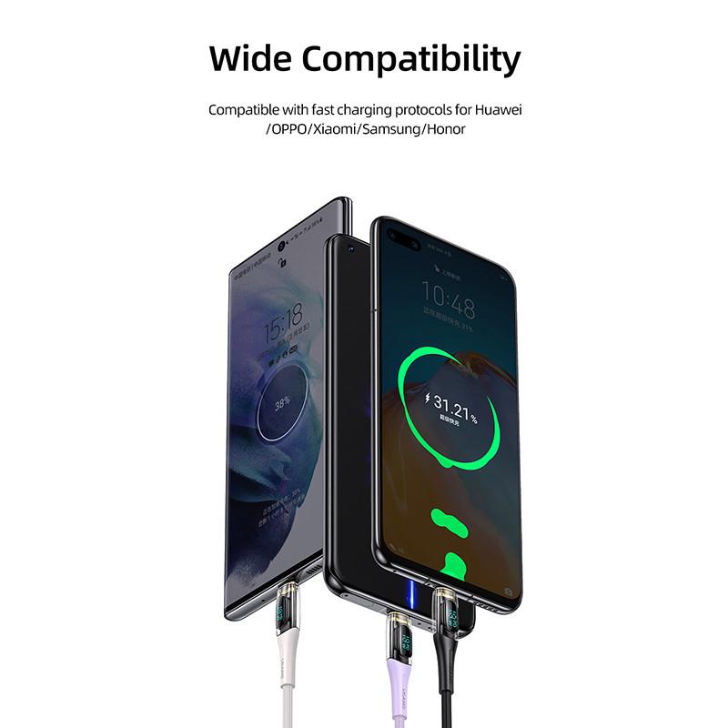 کابل تبدیل USB به USB-C یوسمز مدل sj592 طول 1.2 متر