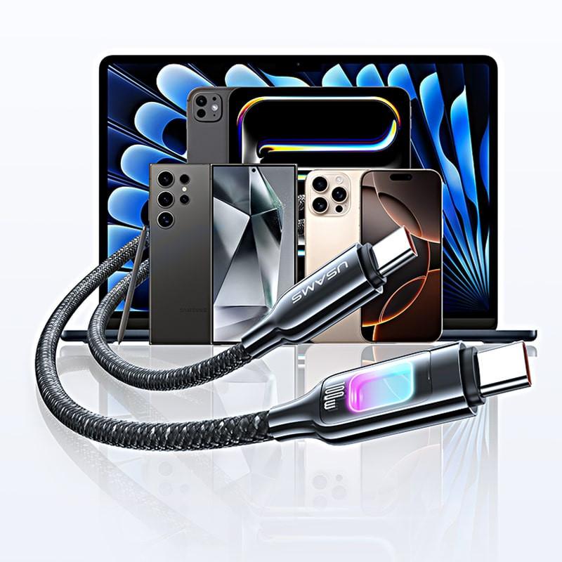 کابل USB-C یوسمز مدل SJ750 طول 1.2 متر