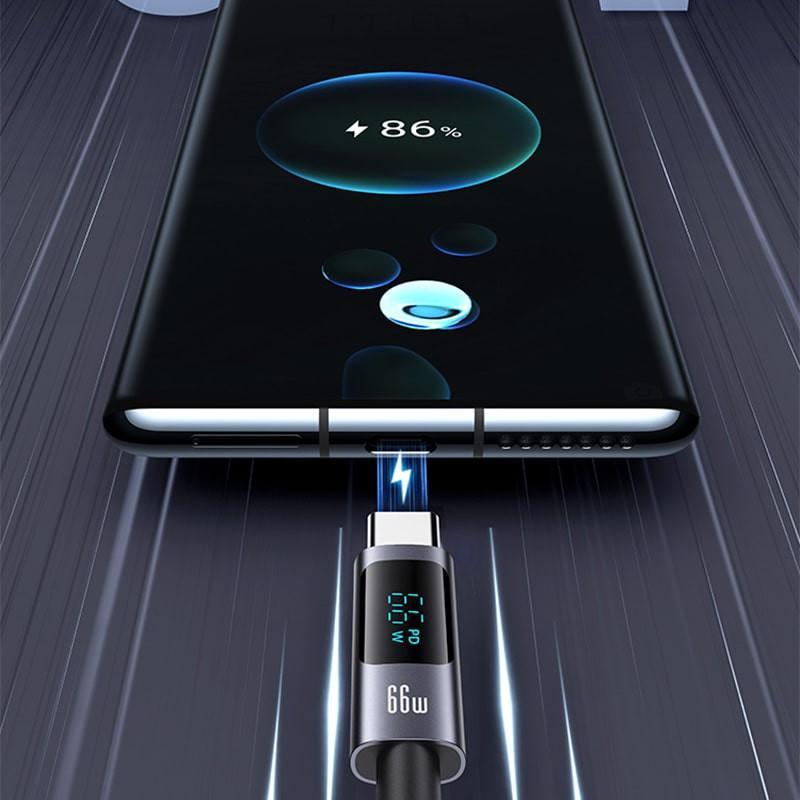 کابل تبدیل USB به USB-C یوسمز مدل sj673 طول 1.2 متر