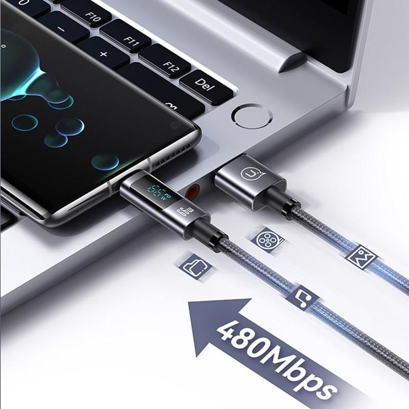 کابل تبدیل USB به USB-C یوسمز مدل sj673 طول 1.2 متر