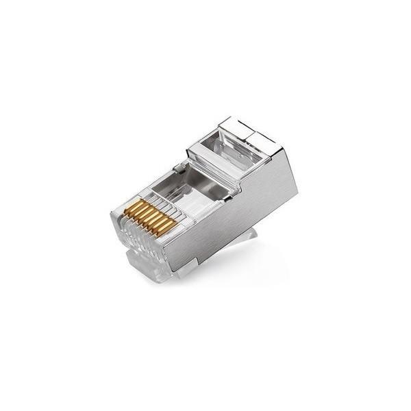 کانکتور CAT6 SFTP دی نت مدل OPEN END بسته 100عددی
