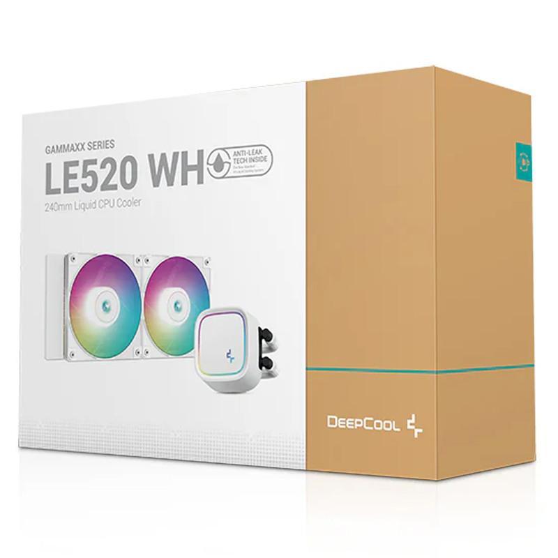سیستم خنک‌کننده آبی دیپ کول مدل LE 520 ARGB white