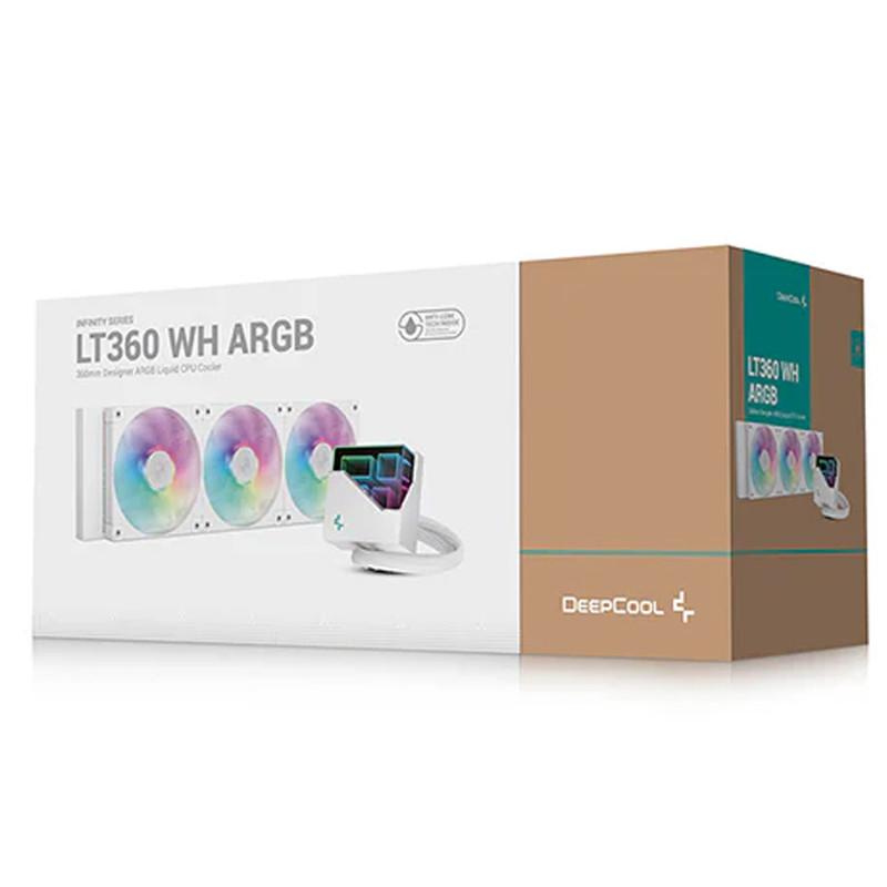 سیستم خنک‌کننده آبی دیپ کول مدل LT360 WH ARGB