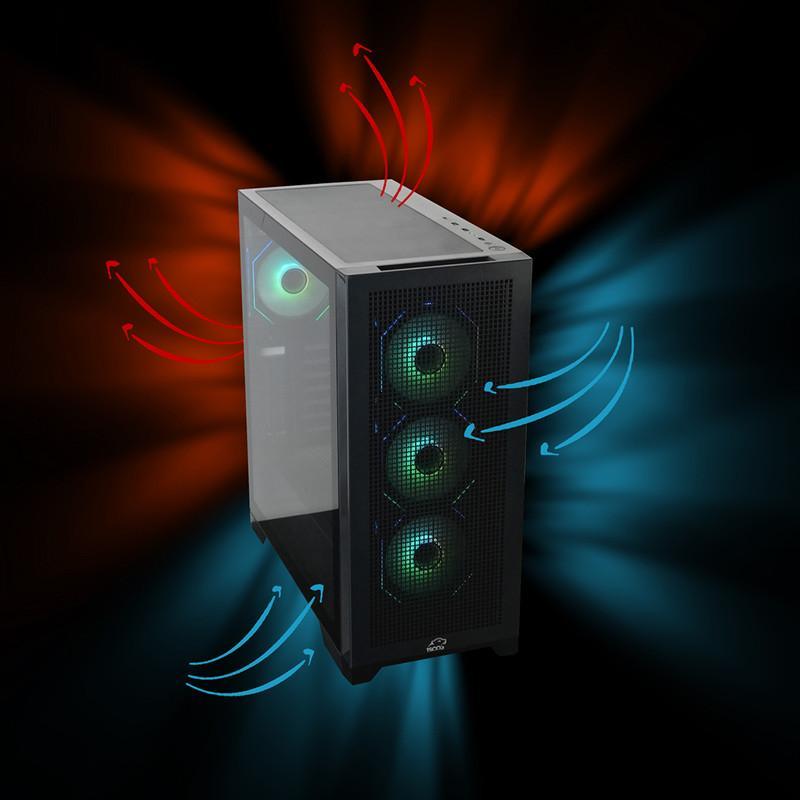 کیس کامپیوتر گیمینگ تسکو مدل GC 4510