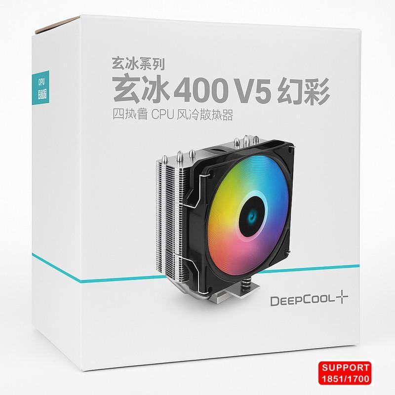 خنک‌کننده پردازنده دیپ کول مدل Xuanbing 400 V5 Iridescent LGA1851