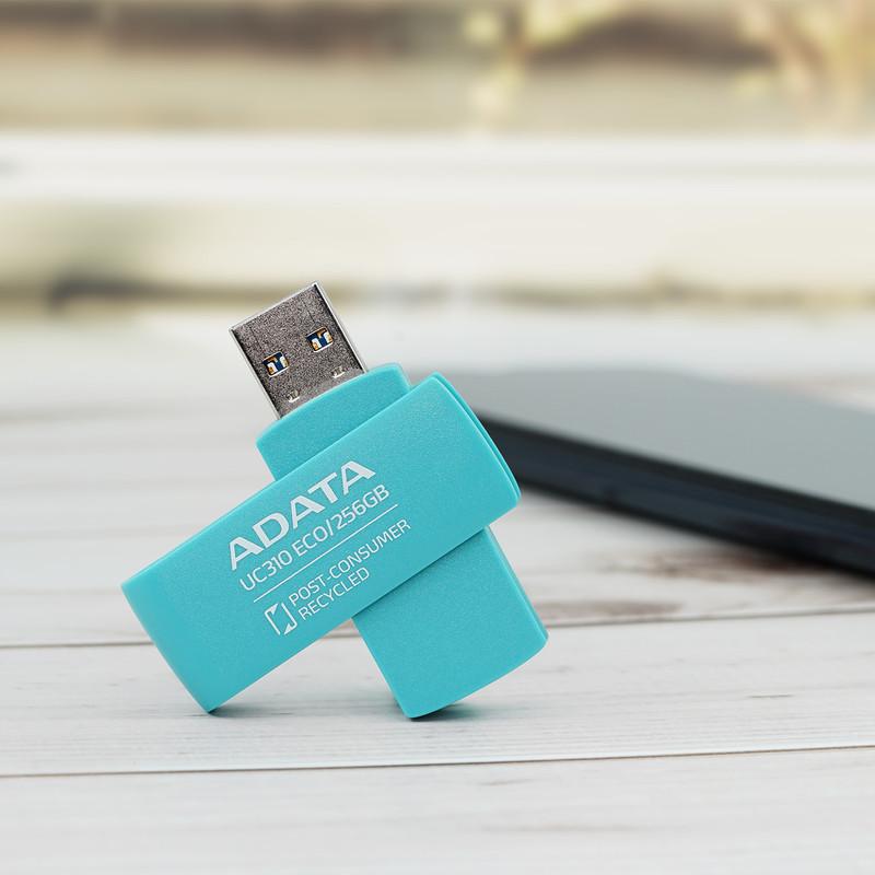 فلش مموری ای دیتا مدل UC310 ECO ظرفیت 128 گیگابایت با رابط USB 3.2