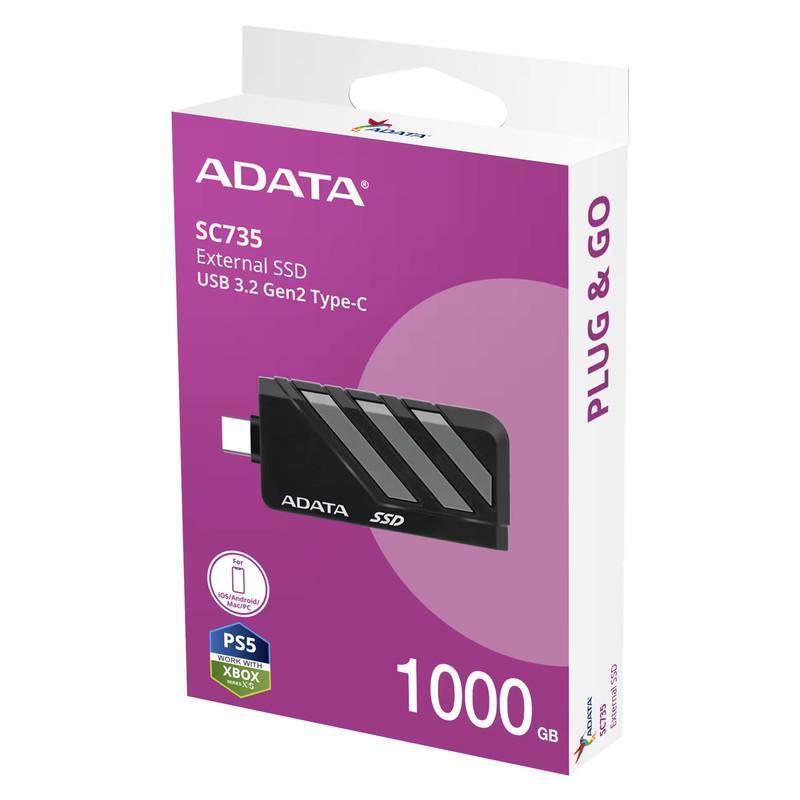 اس اس دی اکسترنال ای دیتا مدل SC735 ظرفیت 1 ترابایت رابط USB 3.2 Gen2