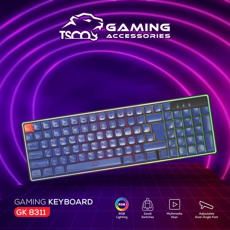 کیبورد مخصوص بازی تسکو مدل GK 8311 Apollo