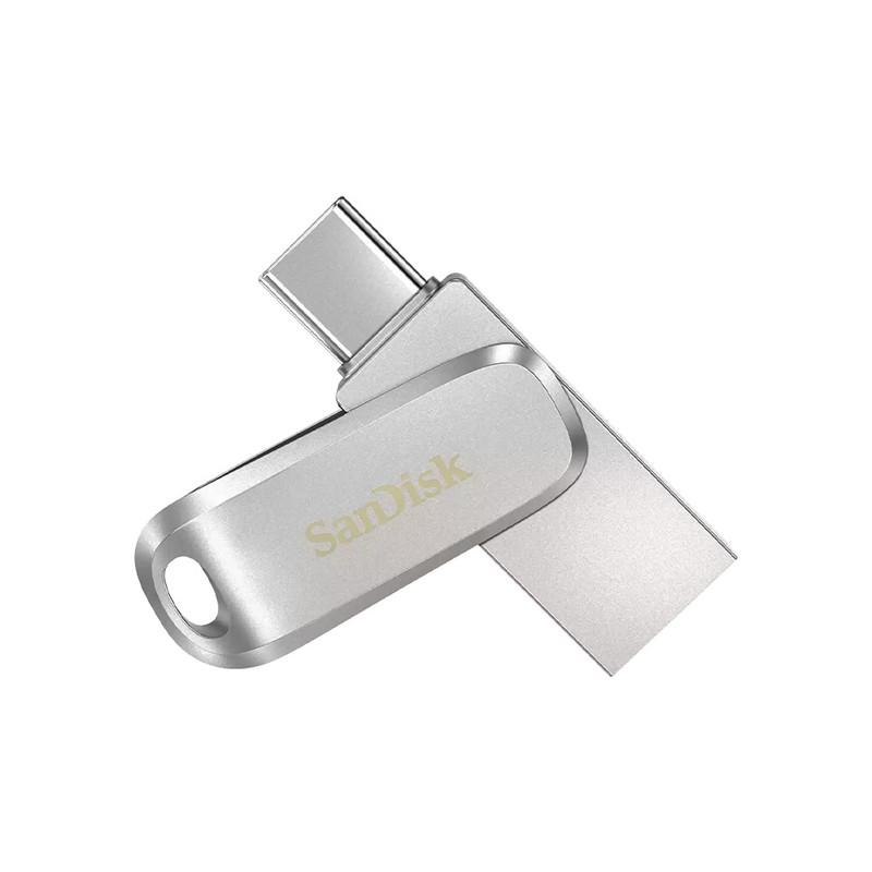 فلش مموری سن دیسک مدل Ultra Dual Drive Luxe ظرفیت 128 گیگابایت با رابط USB 3.2