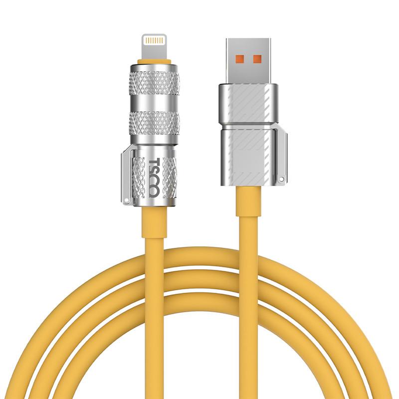 کابل تبدیل USB/USB-C به لایتنینگ/USB-C تسکو مدل GCA 240W طول 1.2 متر