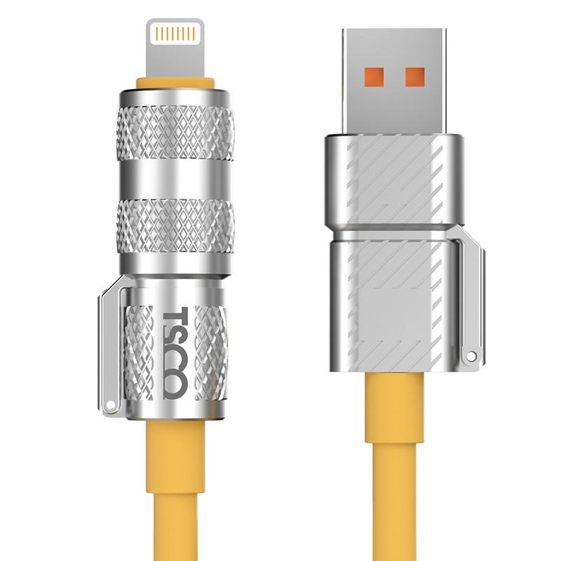 کابل تبدیل USB/USB-C به لایتنینگ/USB-C تسکو مدل GCA 240W طول 1.2 متر